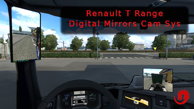 Digital Mirrors Cam for Renault T Range
