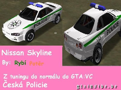 Nissan Skyline R34 Cz Policie