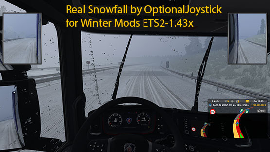 Real Snowfall for Winter Mods