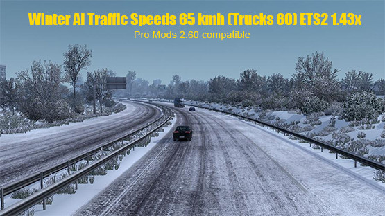 Winter AI Traffic Speeds 65 kmh (Trucks 60)