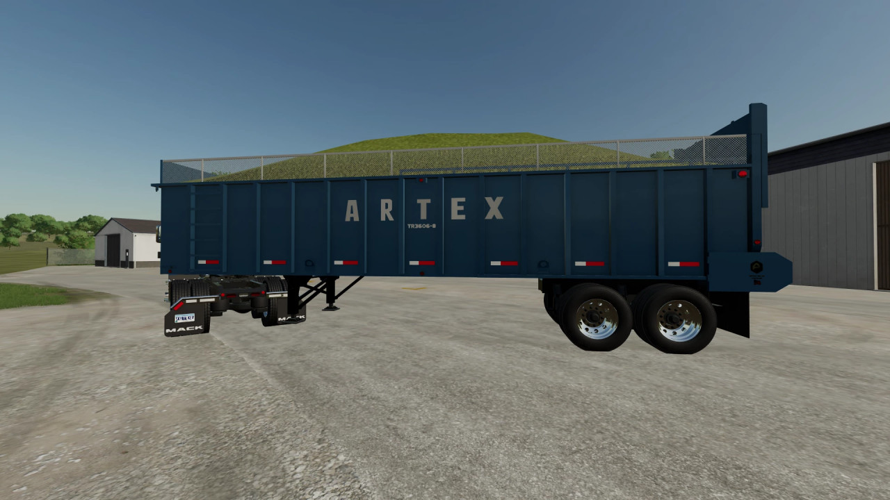 Artex 3606-8 Semi Silage Trailer