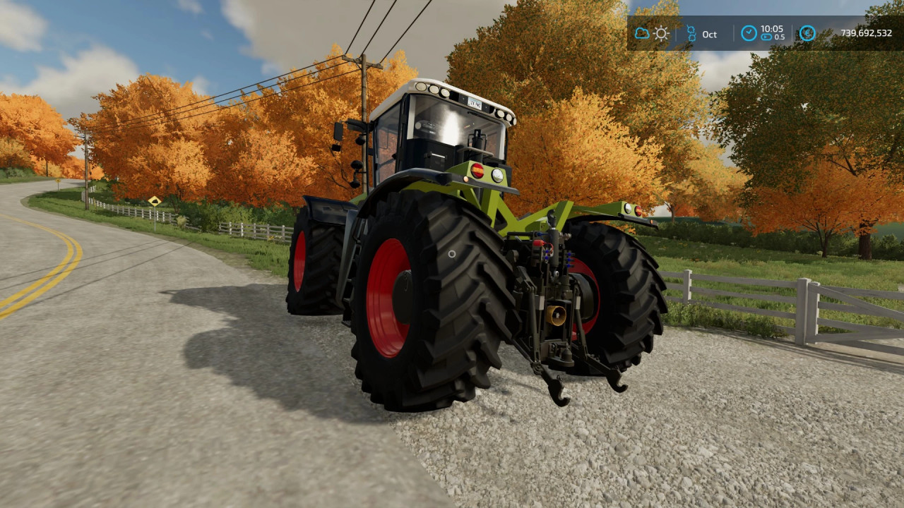 CLAAS Xerion 5000 CV from the GreatKrampe Pack