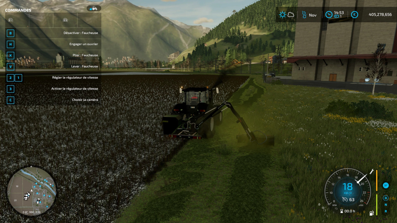 Ferri hydraulic reach mower for Wheel Loader