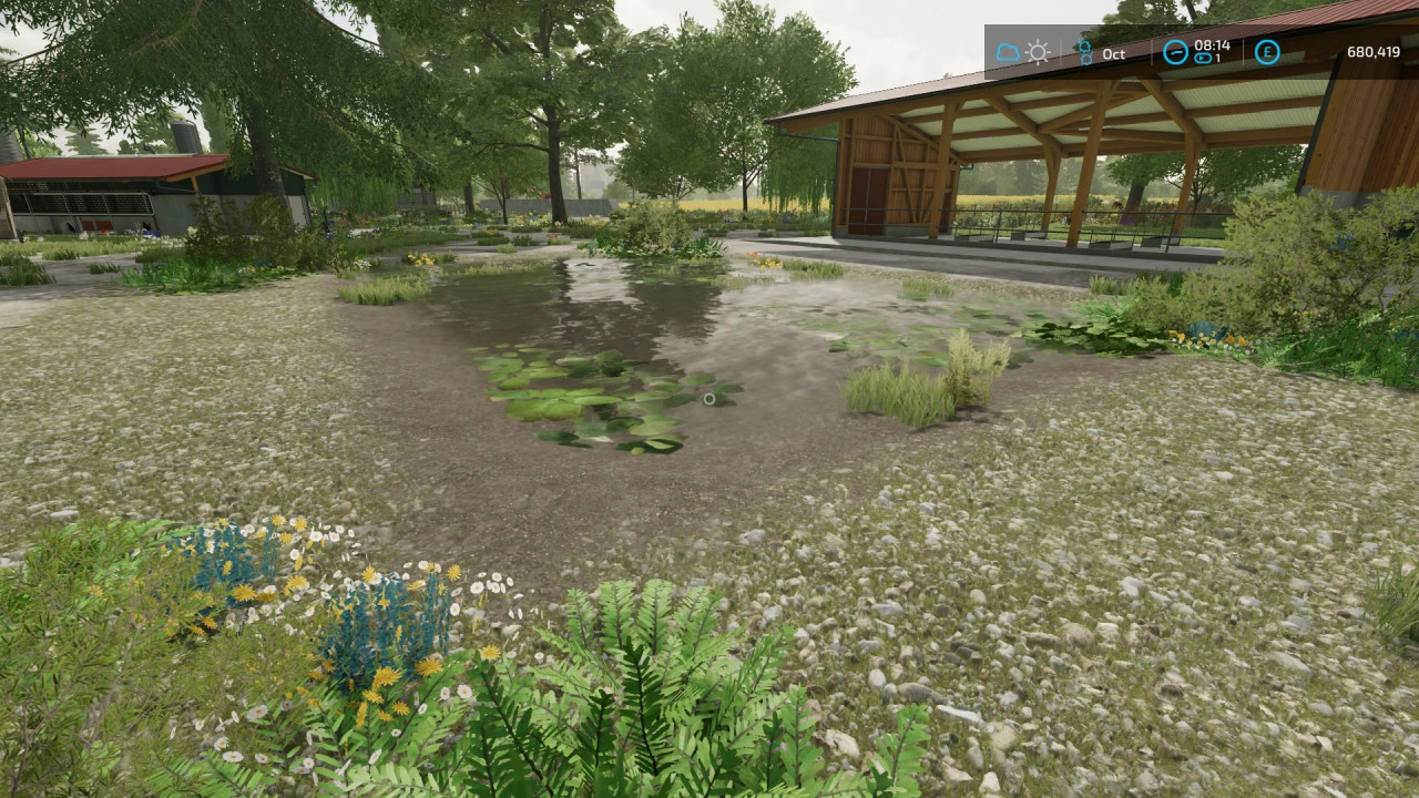 FS22 Small Placeable Pond