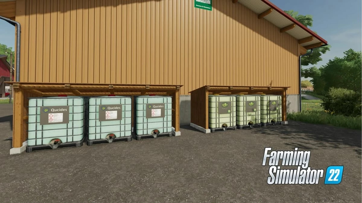 Liquid fertilizer huts