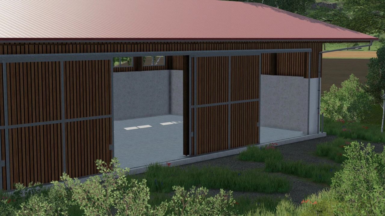 New Hall with roller doors