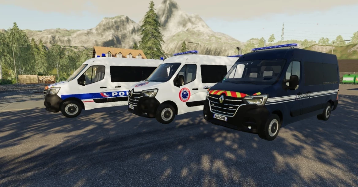 Renault Master 4 Gendarme / Penitentiary / Police v 1.0