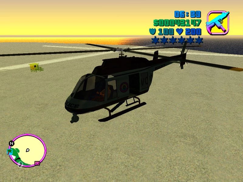 GTA IV Police Helicopter para GTA San Andreas