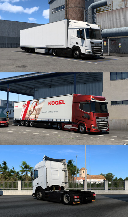 Low deck chassis addon for DAF 2021 by Sogard3