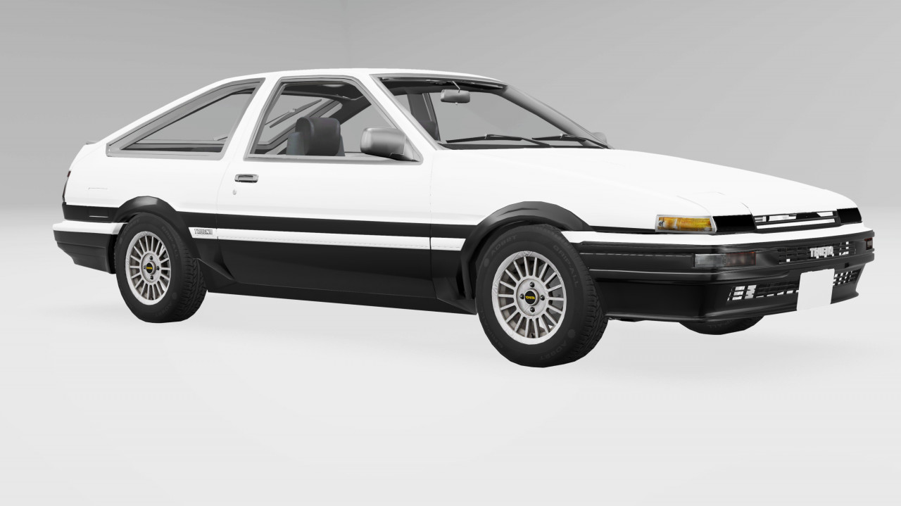 Toyota AE-86 with PBR and fixed taillights