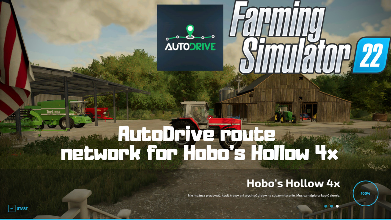 AUTODRIVE ROUTE NETWORK FOR HOBO'S HOLLOW 4X