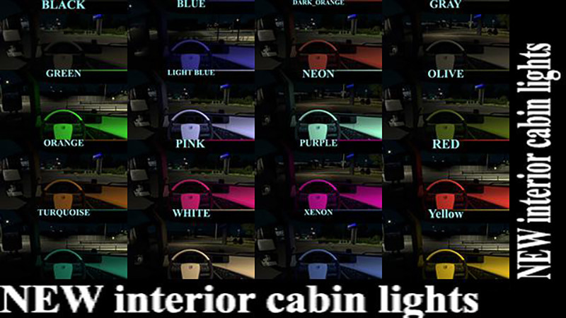Interior cabin lights