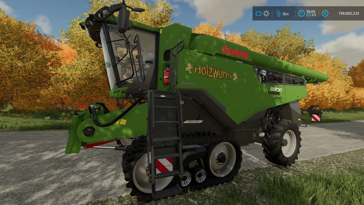 Claas Lexion 8900 Holzwurm
