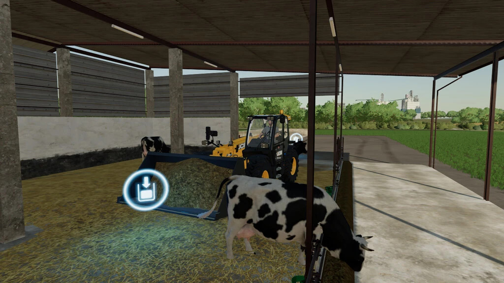 Garage With Cowbarn