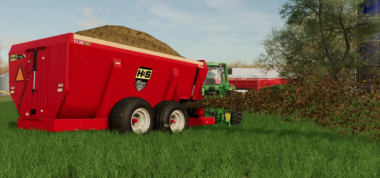 H&S 5126 Top Shot Manure Spreader