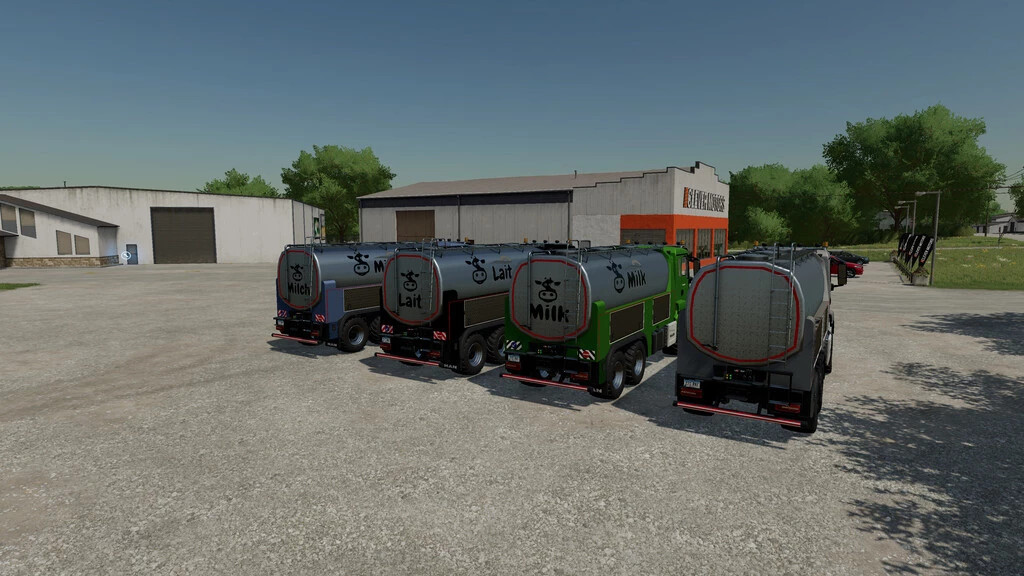 MAN TGS Milk Truck