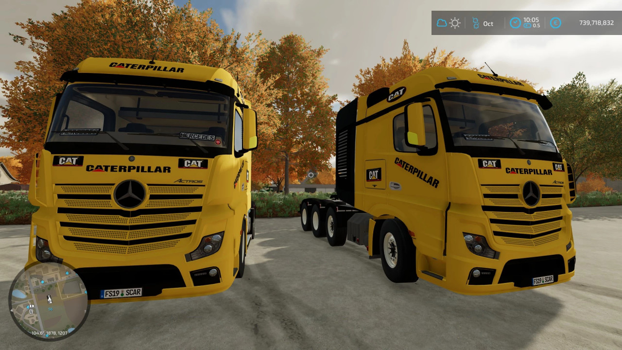 Mercedes-Benz Actros 4x4, 8x8 Caterpillar