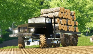 Ural 375 Log Truck v 1.0 thumbnail 3