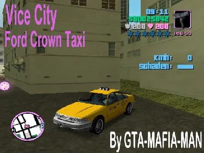 GTA Vice City GTA Vice City Taxi Mod Mod 