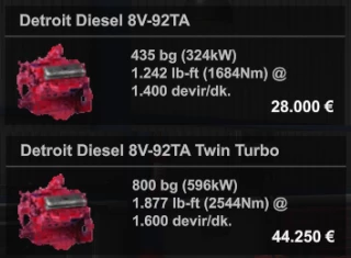 Detroit Diesel 8V92 Add-on for Mack Superliner by Alpi0120 V1.0 thumbnail 3