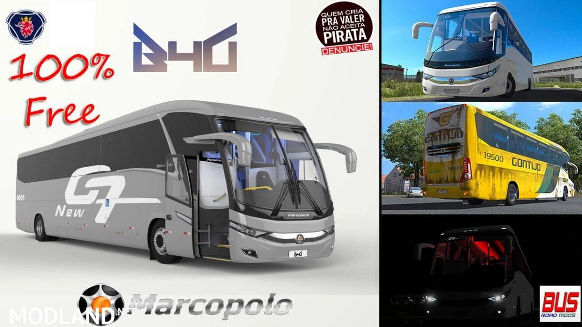 Marcopolo Paradiso 1200 New G7 Free Bus Mod Ets2 1 43 1 1 Ets 2