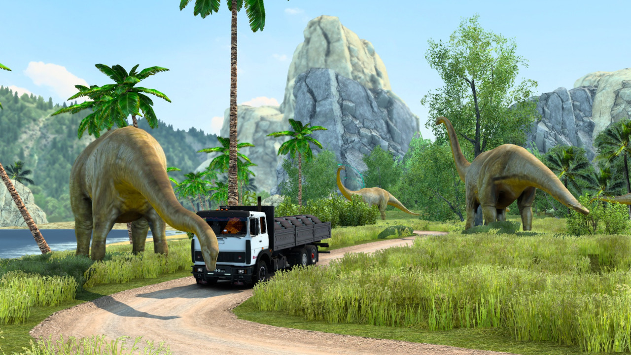 Jurassic Roads Map Save Game Profile ETS2 1.43