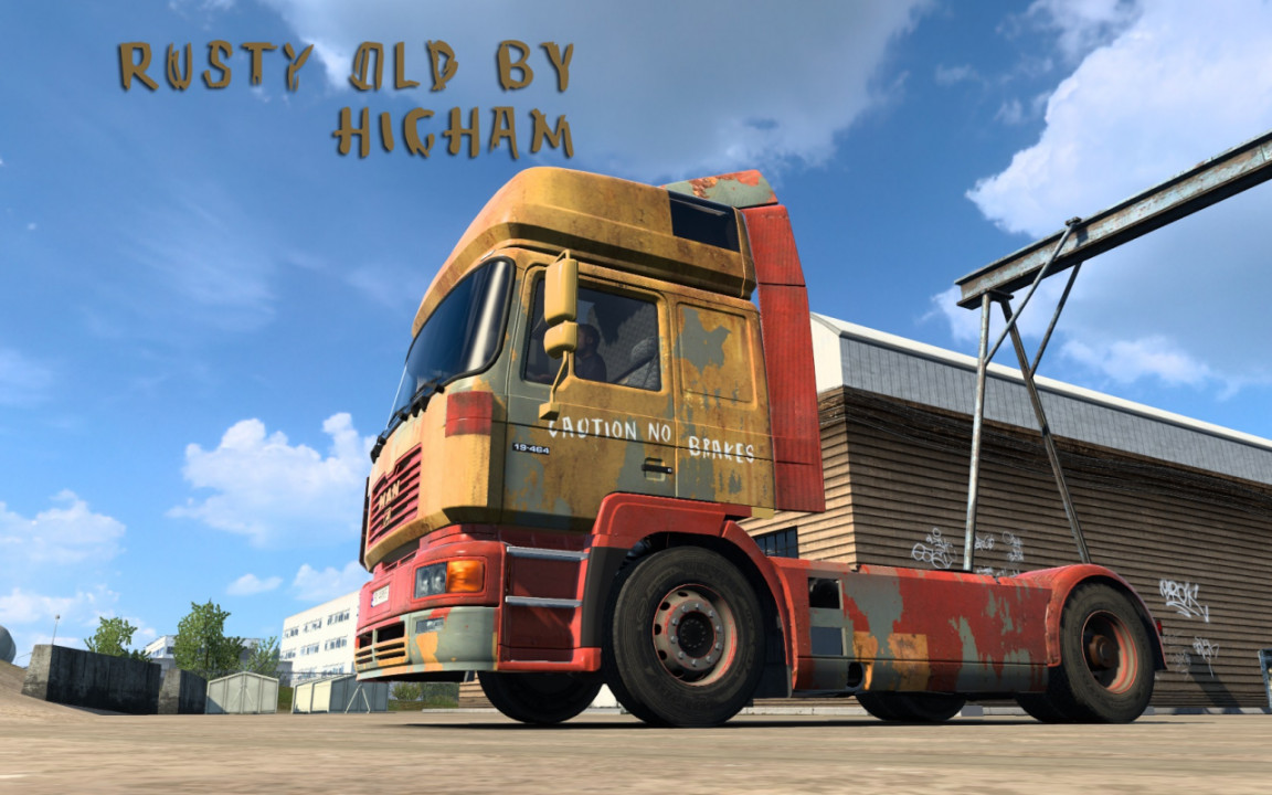 Rusty Old skin MAN F2000