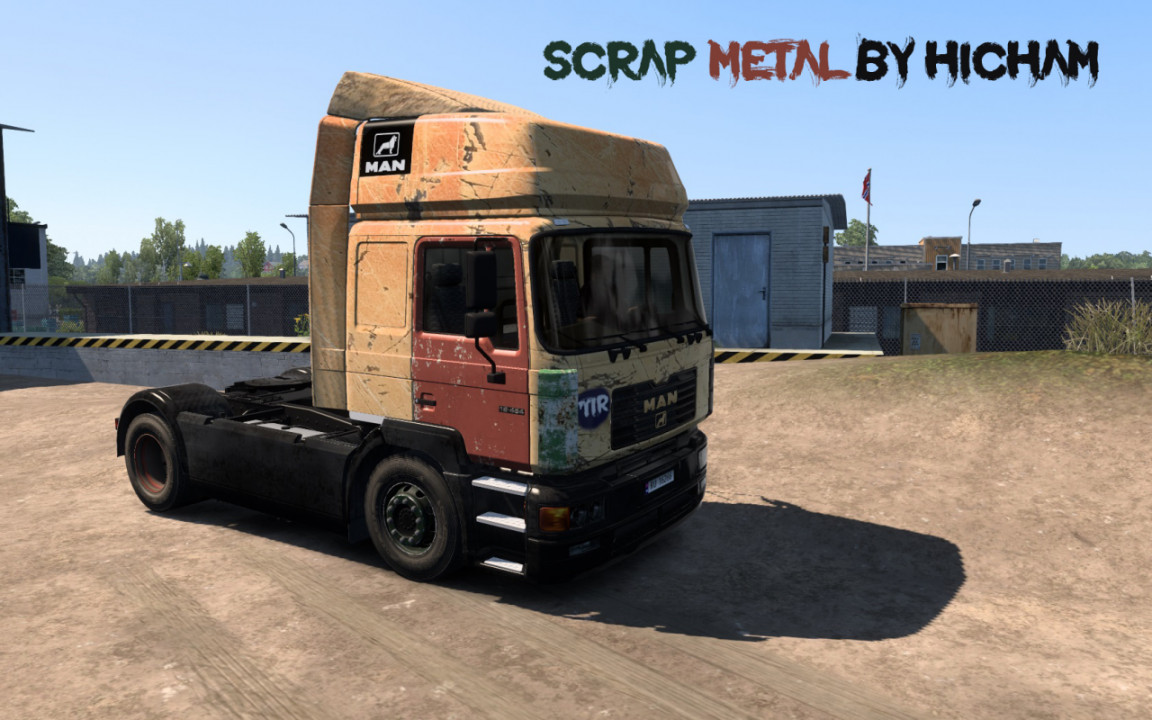 scrap metal skin for MAN f2000 by xbs