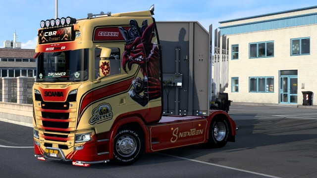 Scania S NG Angry Griffin Skin