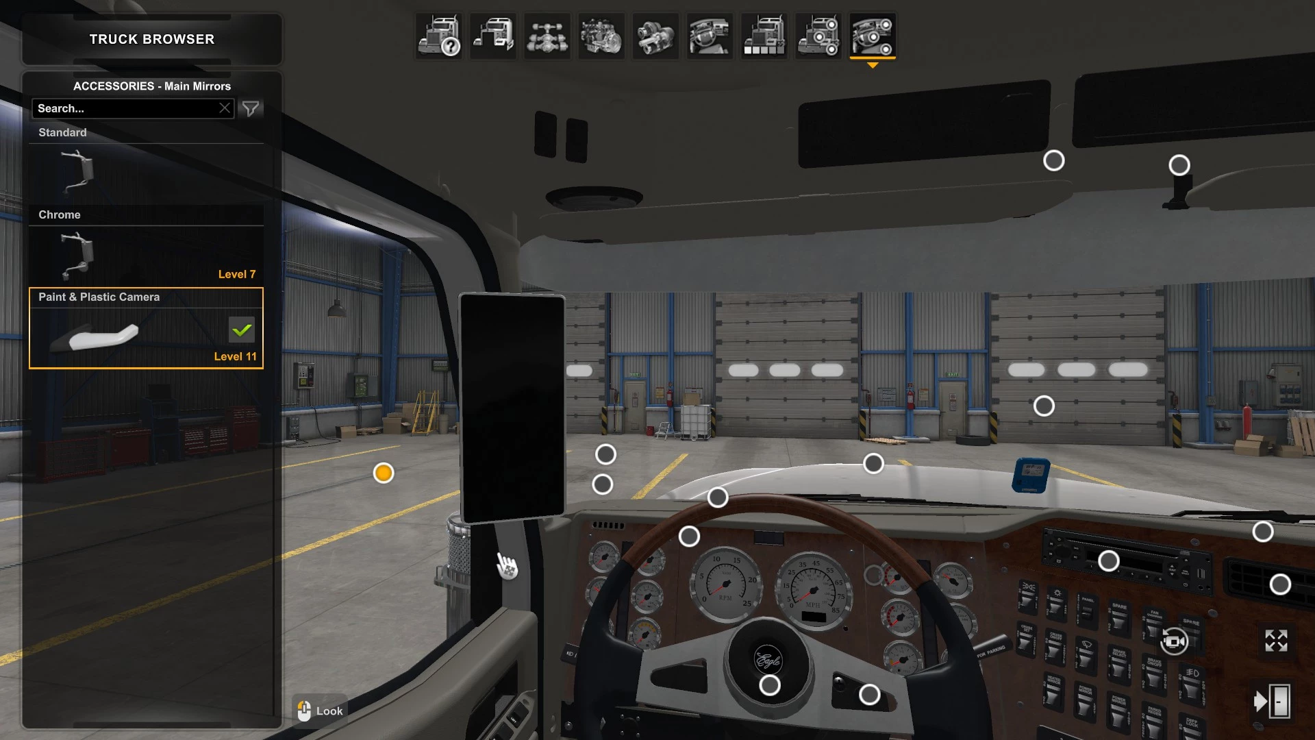 Mirror cam for International 9900i 1.0