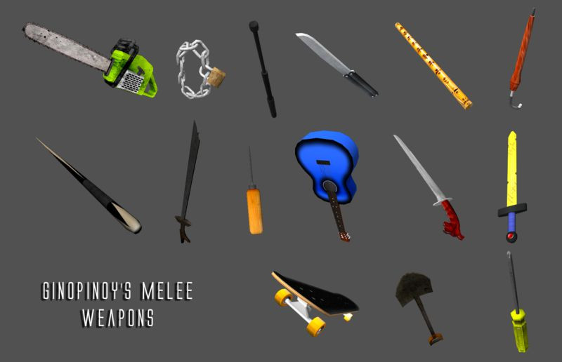 GinoPinoy's Melee Weapons