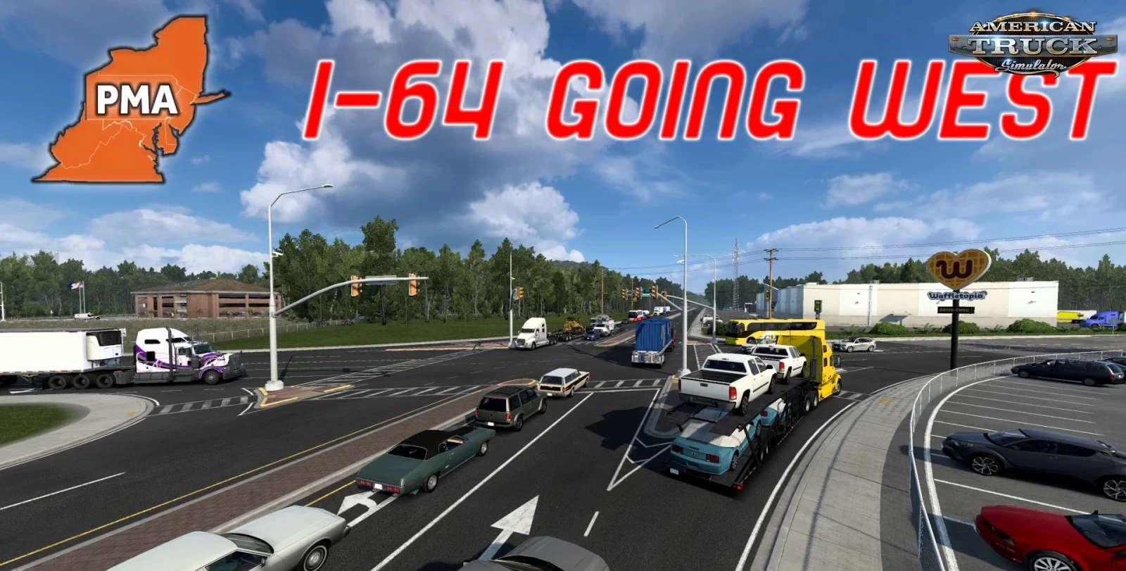 C2c American Truck Simulator Project: Mid-Atlantic V0.3 C2C Compatible 0.3 - Ats