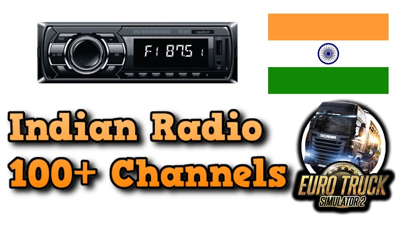 Indian Radio Channels | ETS2 | ATS | 100+ Channels