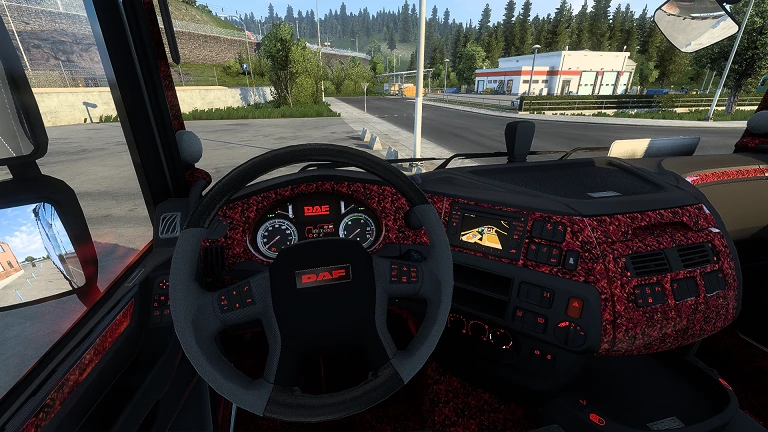 DAF XF Euro 6 Red Plush Interior + Exterior 1.0