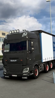 DAF XF Euro 6 Red Plush Interior + Exterior 1.0 thumbnail 4