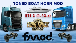 TONED BOAT HORN MOD FOR ETS2