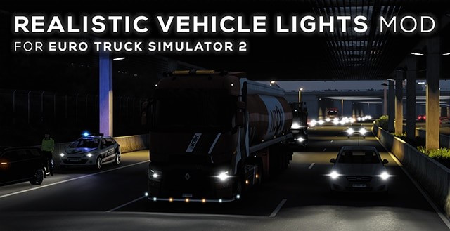 Realistic Vehicle Lights Mod