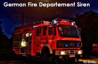 German Fire Departement Siren