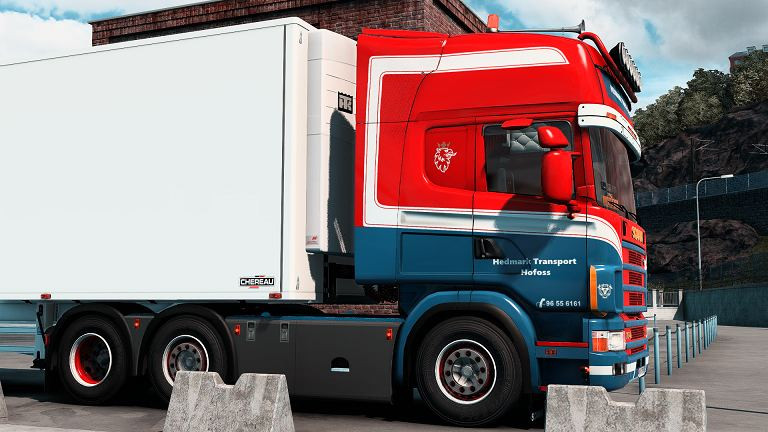 Scania RJL R4 Ex Hanstholm Container Transport Skin
