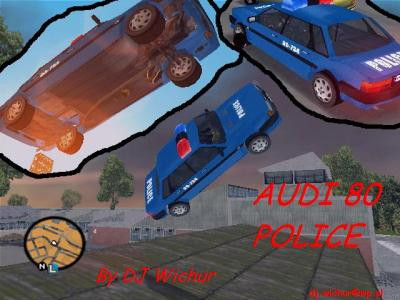 Audi 80 CD == POLICE ==(no install)