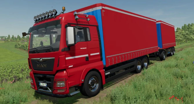 MAN TGX 26.640 & KRONE TRAILERS PACK 1.5 - FS 22