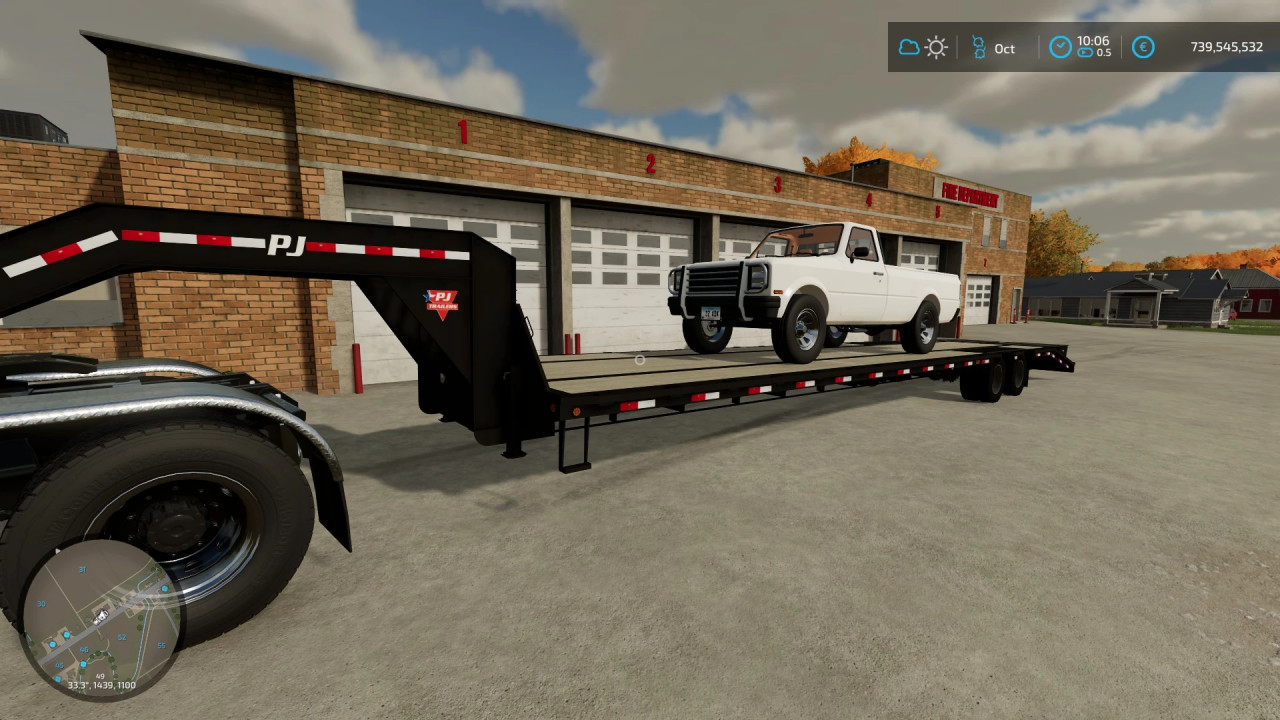 40FT PJ Gooseneck Trailer Converted