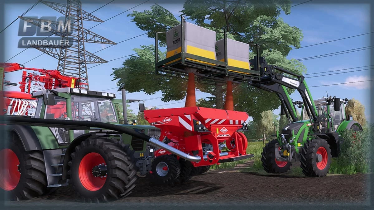 [FBM22] Long front loader pallet fork