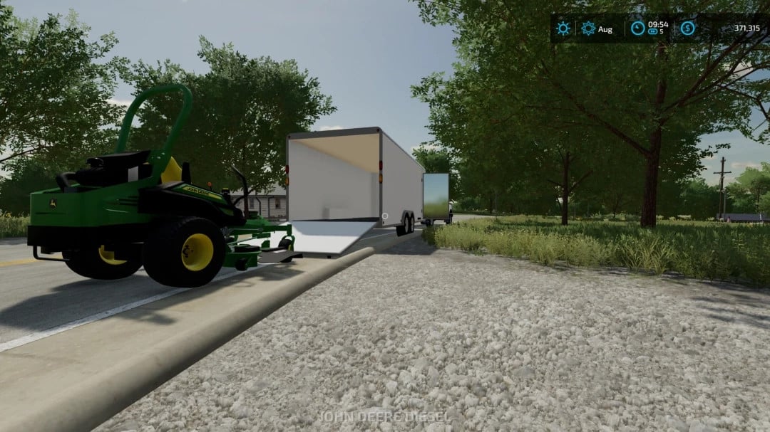 FS22 20FT Enclosed Trailer v 1.1 - FS 22