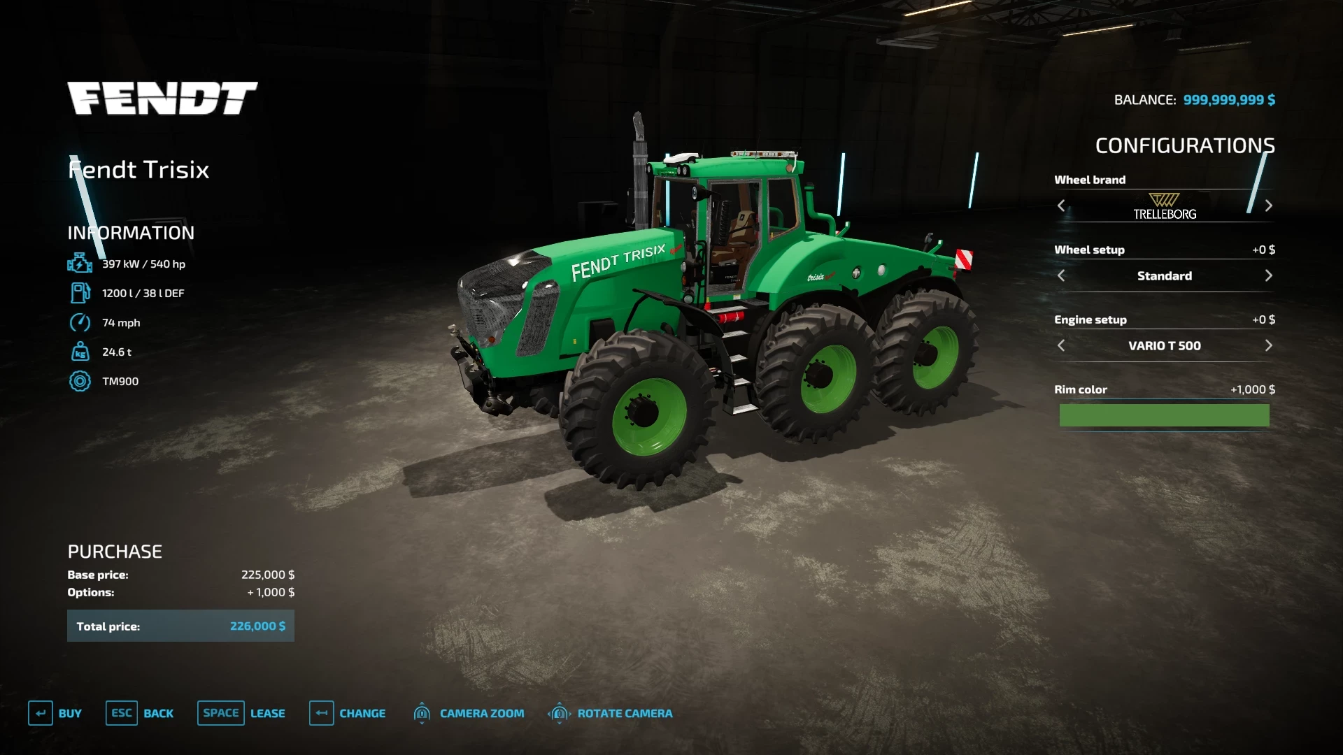 FS22 Fendt Trisix Tractor FS 22