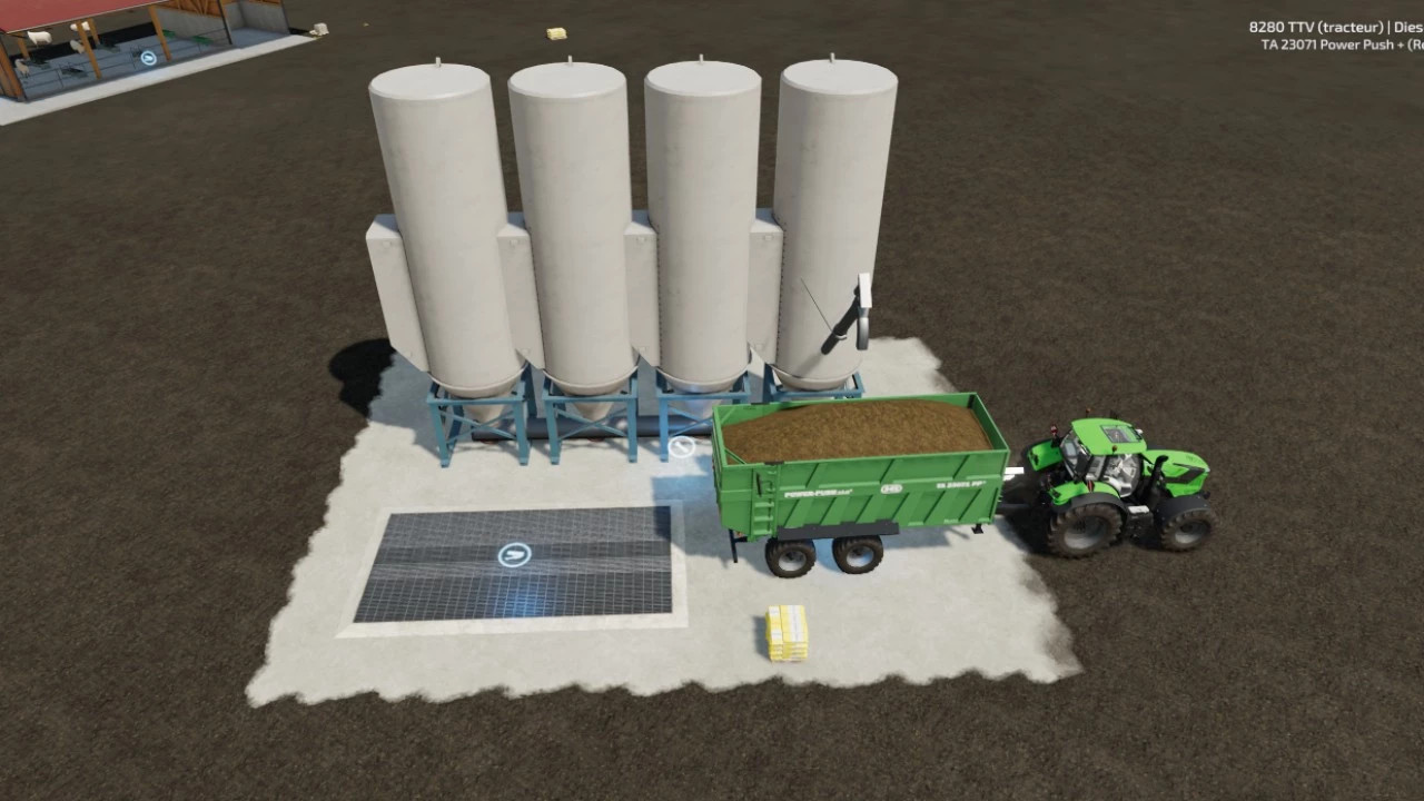 Production in RTM mixing silo