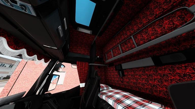 Renault T Black & Red Plush Interior and Exterior 1.0