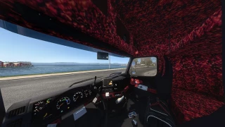 Volvo FH12 1 gen Red Plush Interior 1.0 thumbnail 2