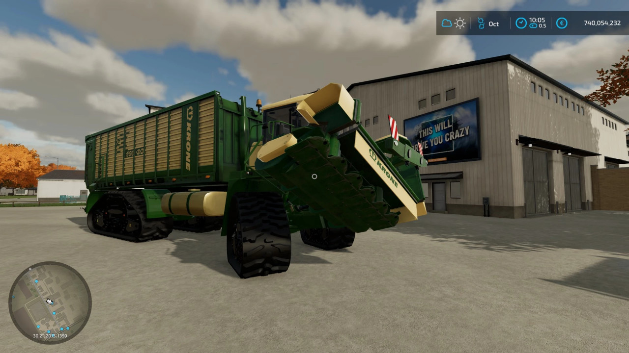 BIG ZX550GD Mower With Forage Wagon