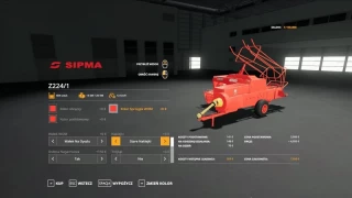 FS19 Sipma Z224 Czysty LOG v 1.0 thumbnail 3